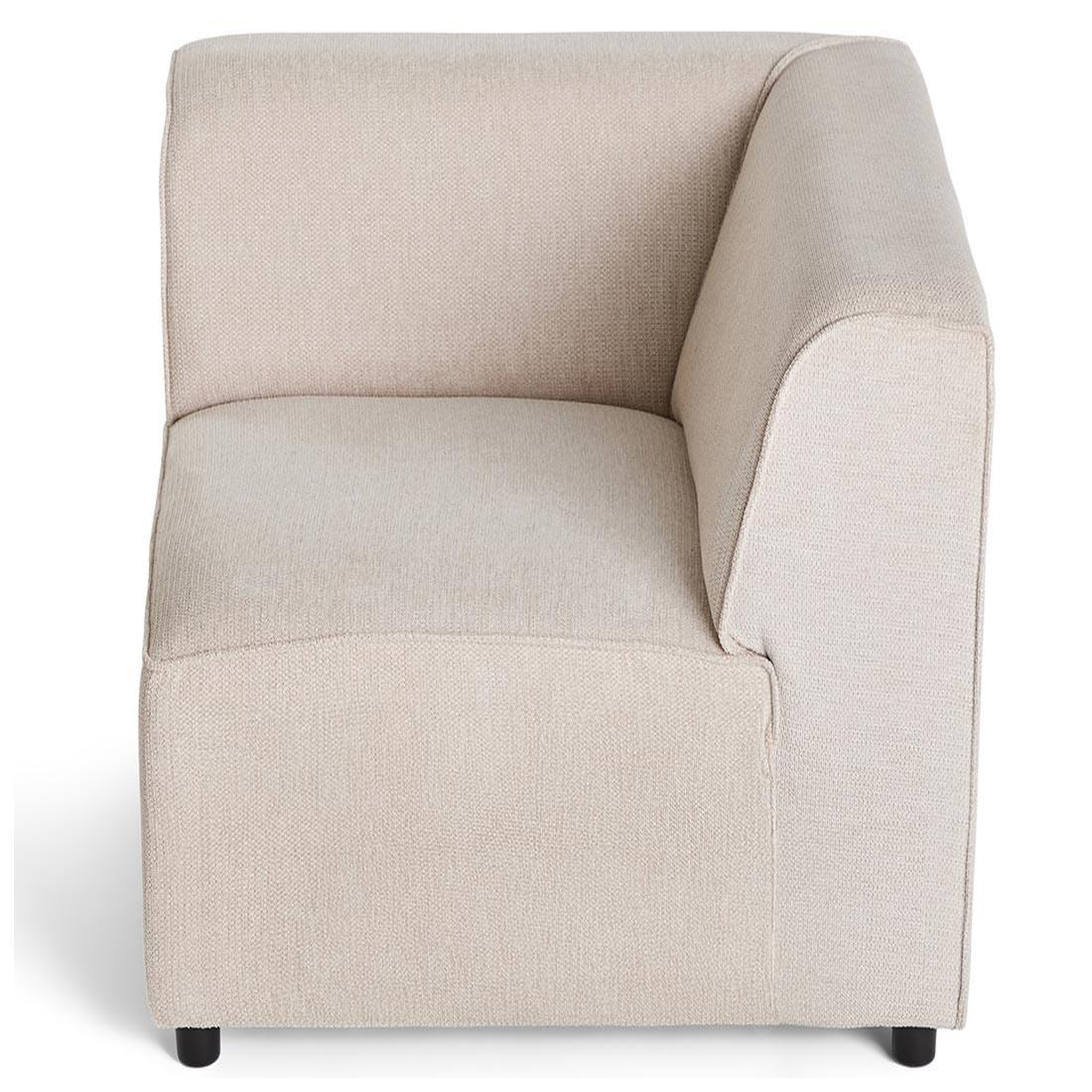 Voir la diapositive 3 : LISA DESIGN Suaro - module d'angle réversible en tissu texturé