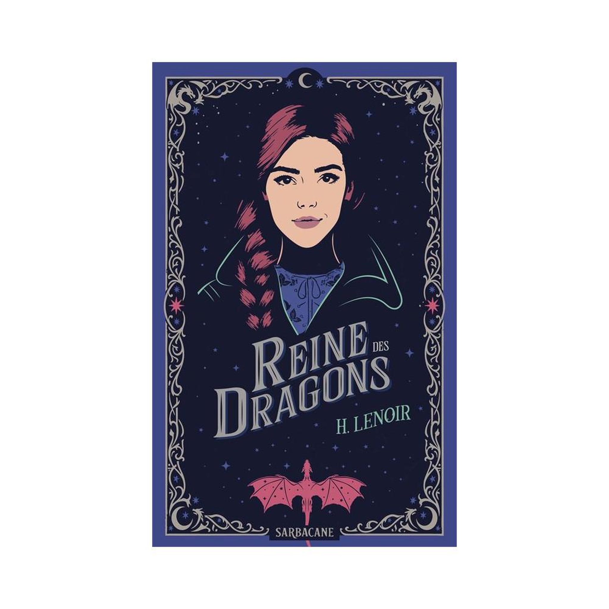 Roman interactif à choix Reine des Dragons de H. Lenoir, grand format broché, fantasy et romance politique, 720 pages, dès 16 ans
