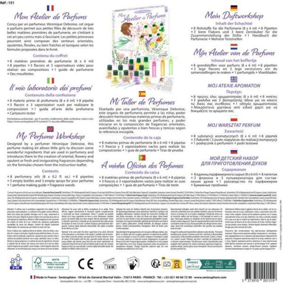 Sentosphere Mon atelier de parfum 2024
