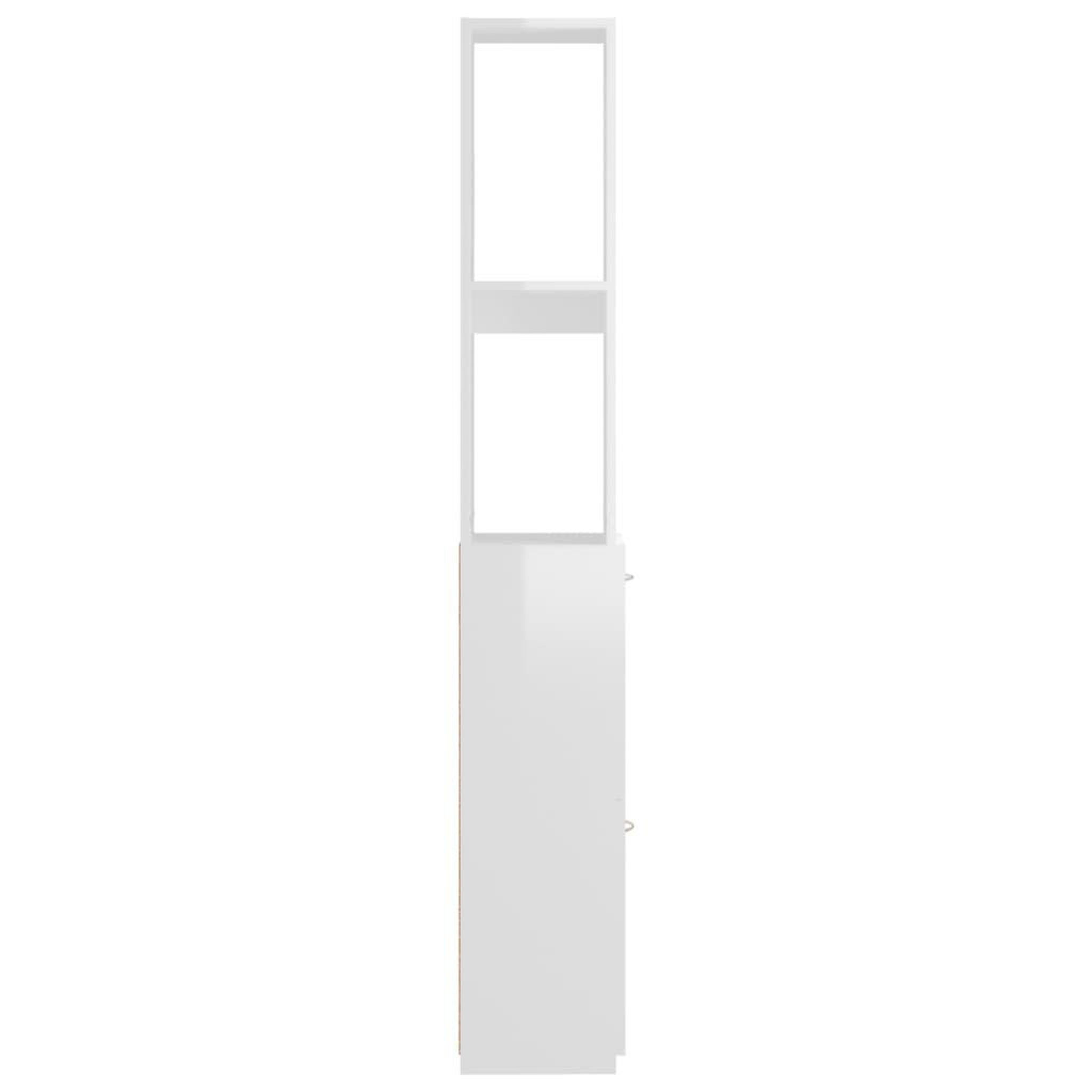 Voir la diapositive 5 : VIDAXL Armoire de bain blanc brillant 25x26,5x170 cm bois d'ingenierie