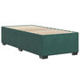 Voir la diapositive 3 : VIDAXL Cadre de lit sans matelas vert fonce 100x200 cm velours
