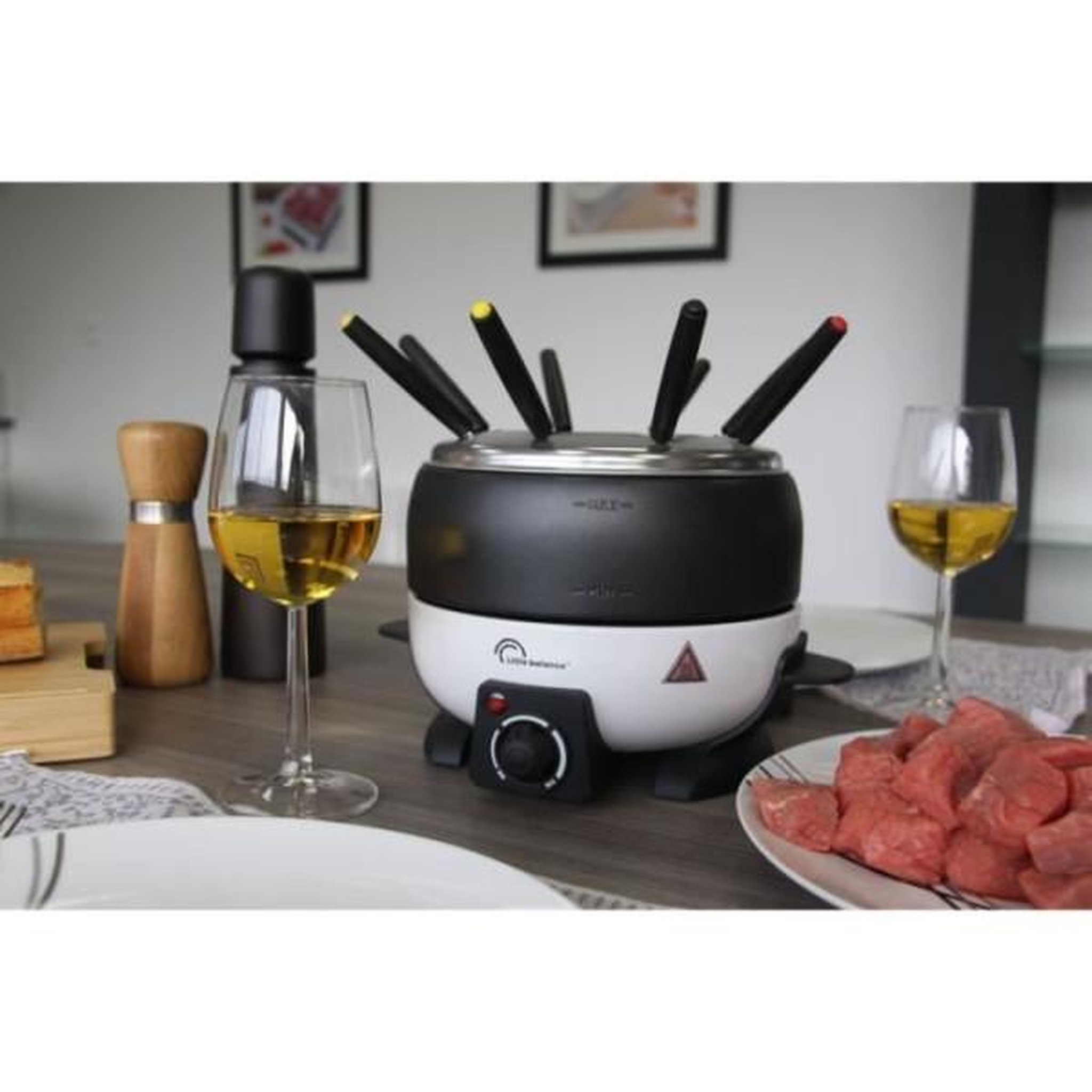 Voir la diapositive 3 : LITTLE BALANCE Service à fondue 800w 8 fourchettes - 8260