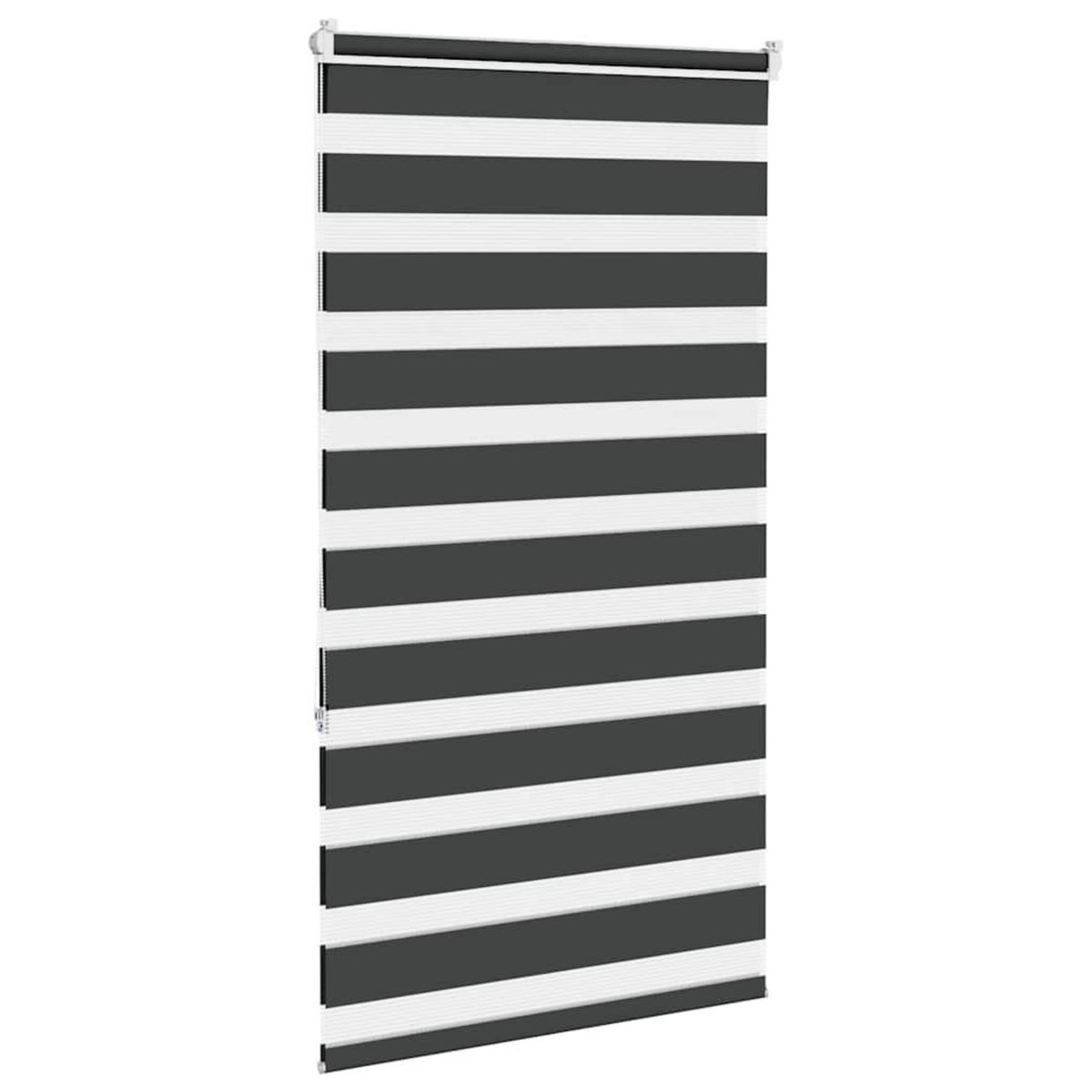 VIDAXL Store zebre noir 70x150 cm largeur du tissu 65,9 cm polyester