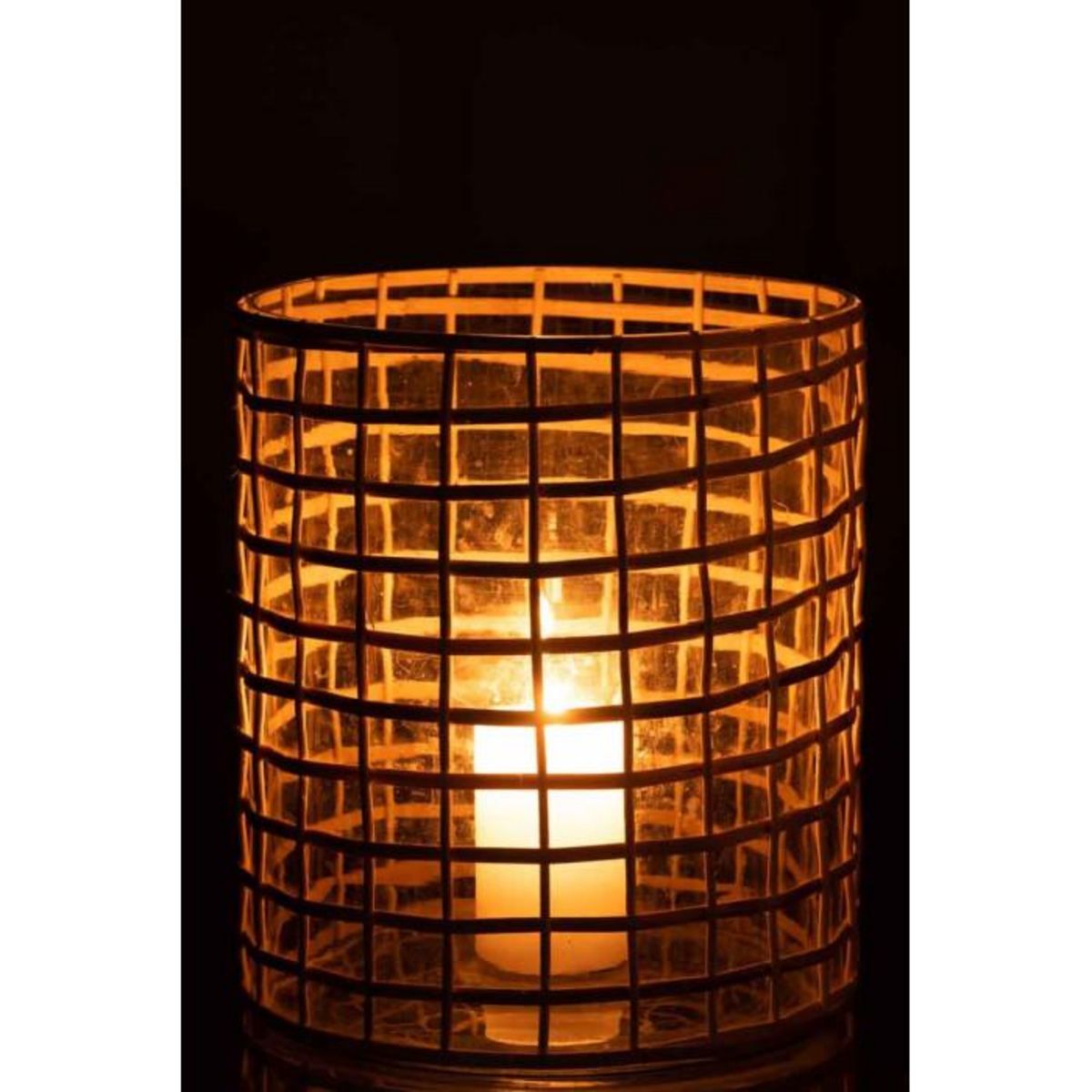 Paris Prix Photophore Design en Rotin  Lamina  22cm Naturel