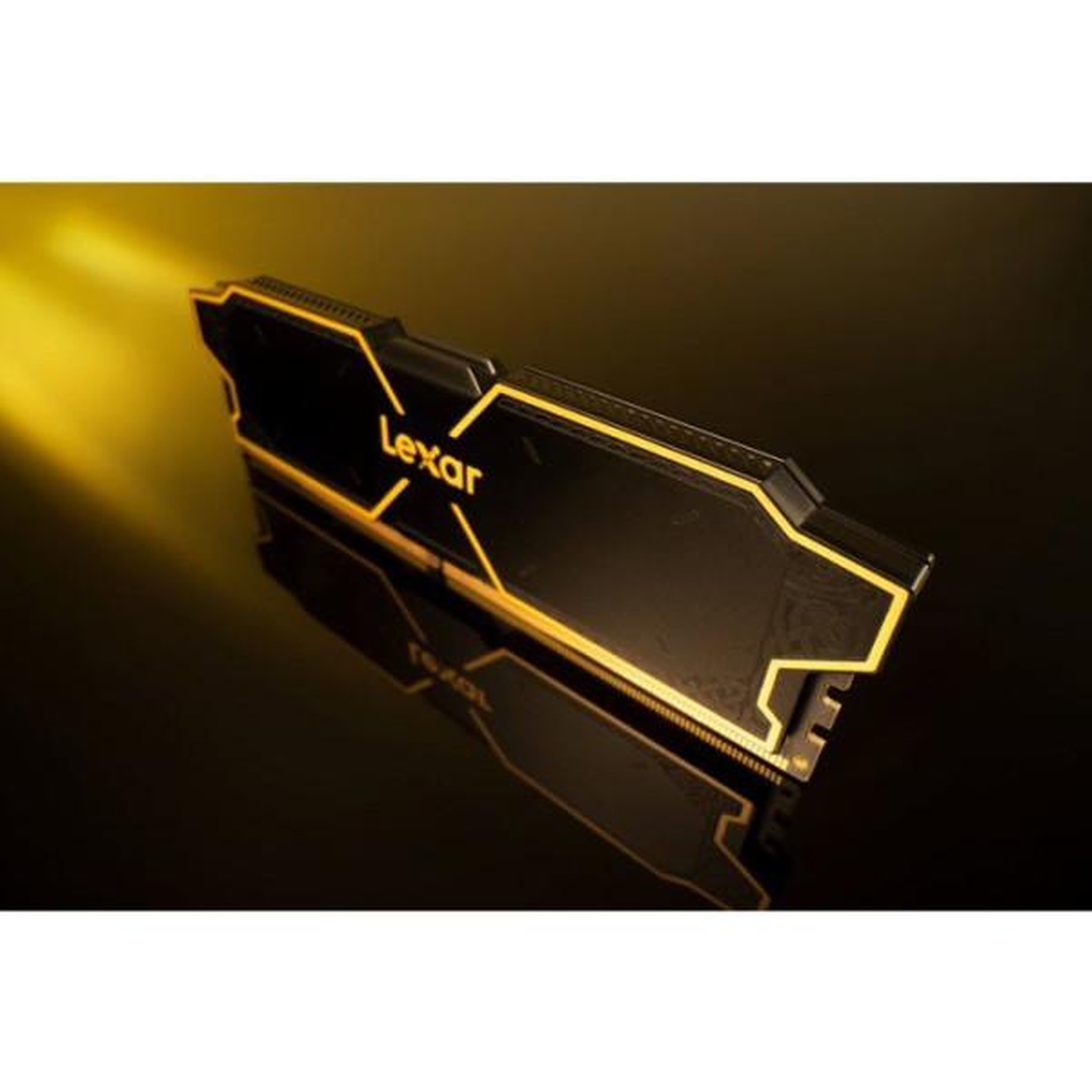 Voir la diapositive 6 : Lexar Barrette Mémoire - LEXAR THOR 2.0 - DDR5 6000 - CL36 1.3 V - 32 Go (2x 16 Go) - Dissipateur thermique + RGB - Noir