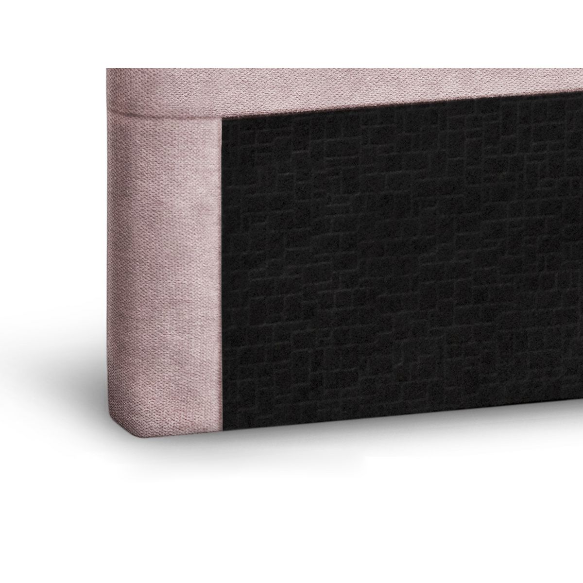 Tête de lit aspect quadrillée en tissu  140 x 190 cm FISKARI