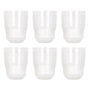 Voir la diapositive 1 : Paris Prix Lot de 6 Gobelets Réutilisables  Plastique  30cl Transparent