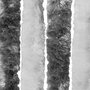 VIDAXL Moustiquaire Gris et blanc 56x200 cm Chenille