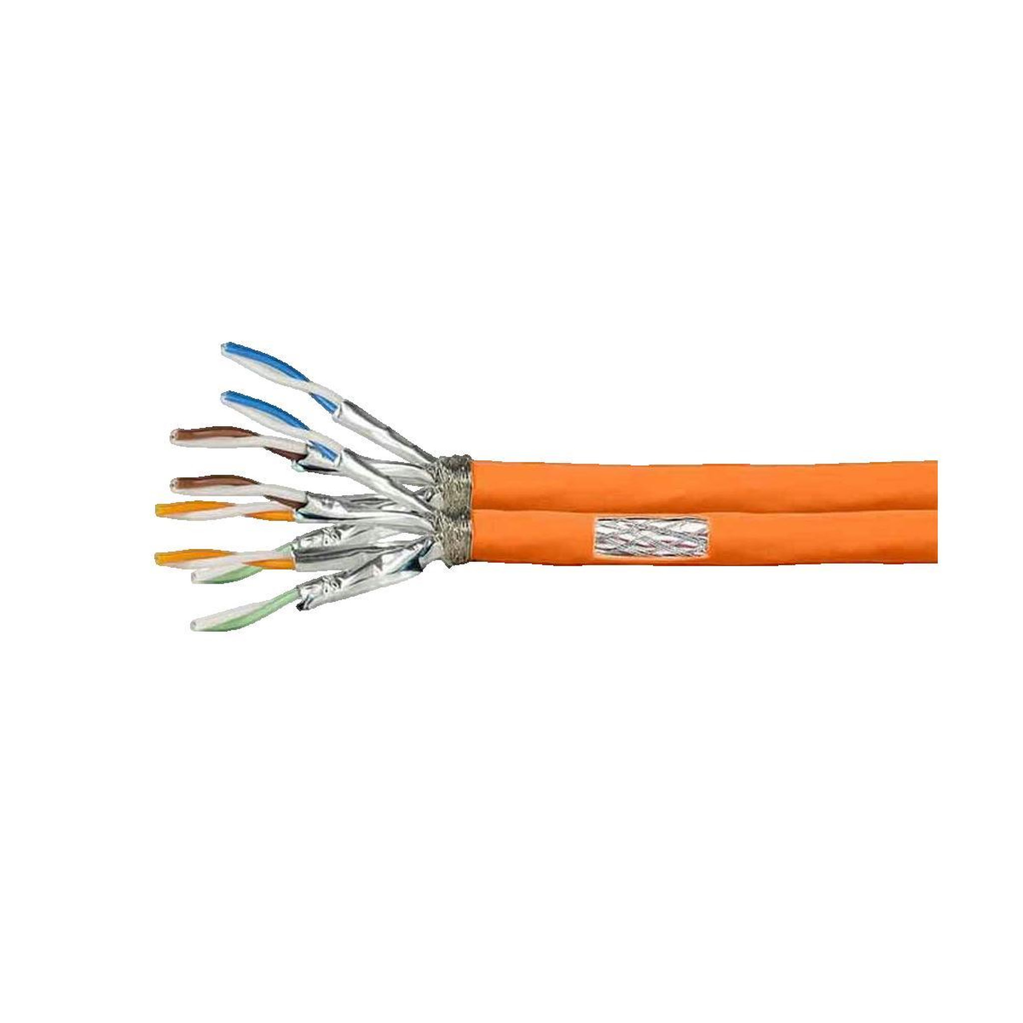 Voir la diapositive 2 : LOGILINK Câble réseau LogiLink Professional Cat7 100m SFTP orange