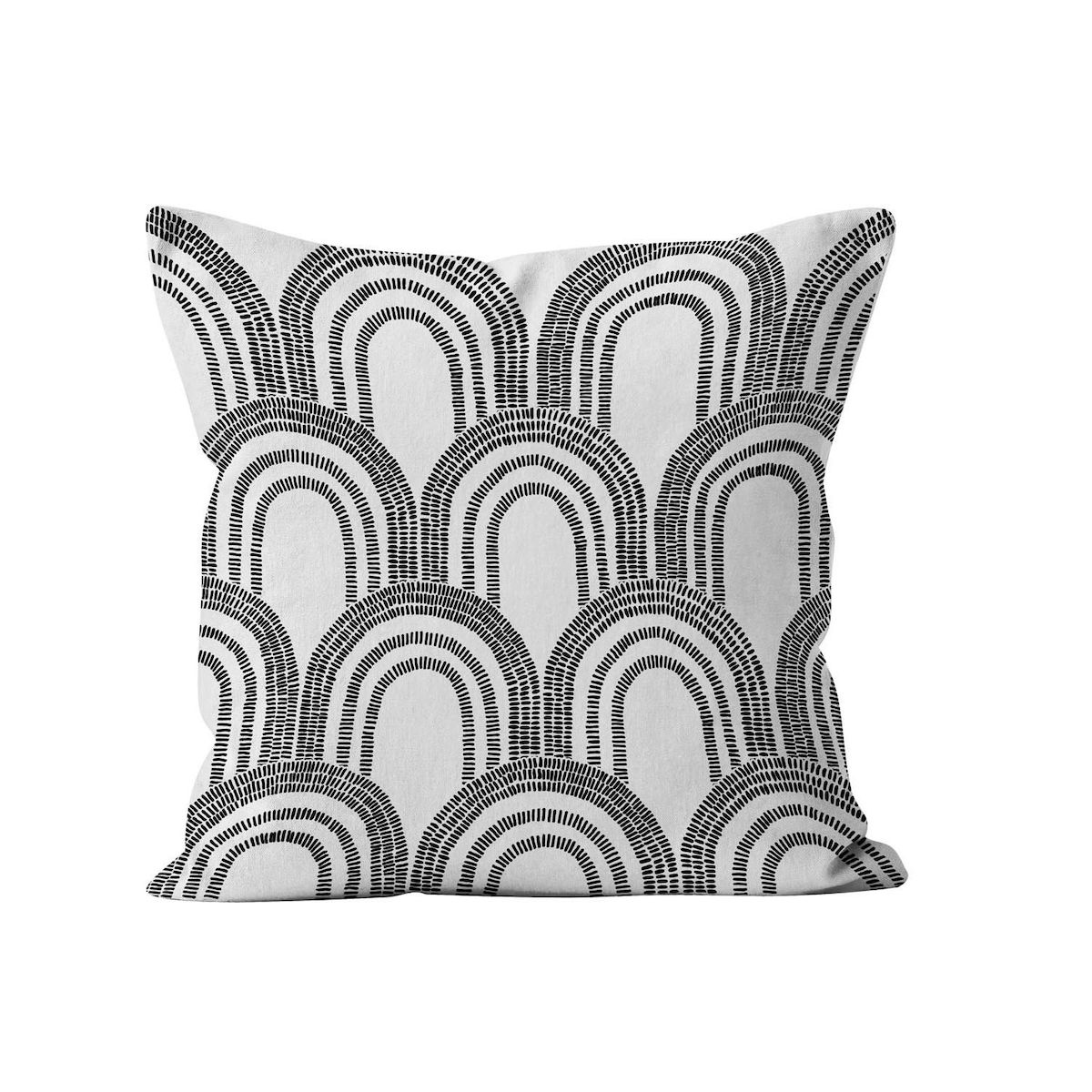 SOLEIL D'OCRE Coussin déhoussable imprimé 40x40 cm DUNE, par Soleil Ocre