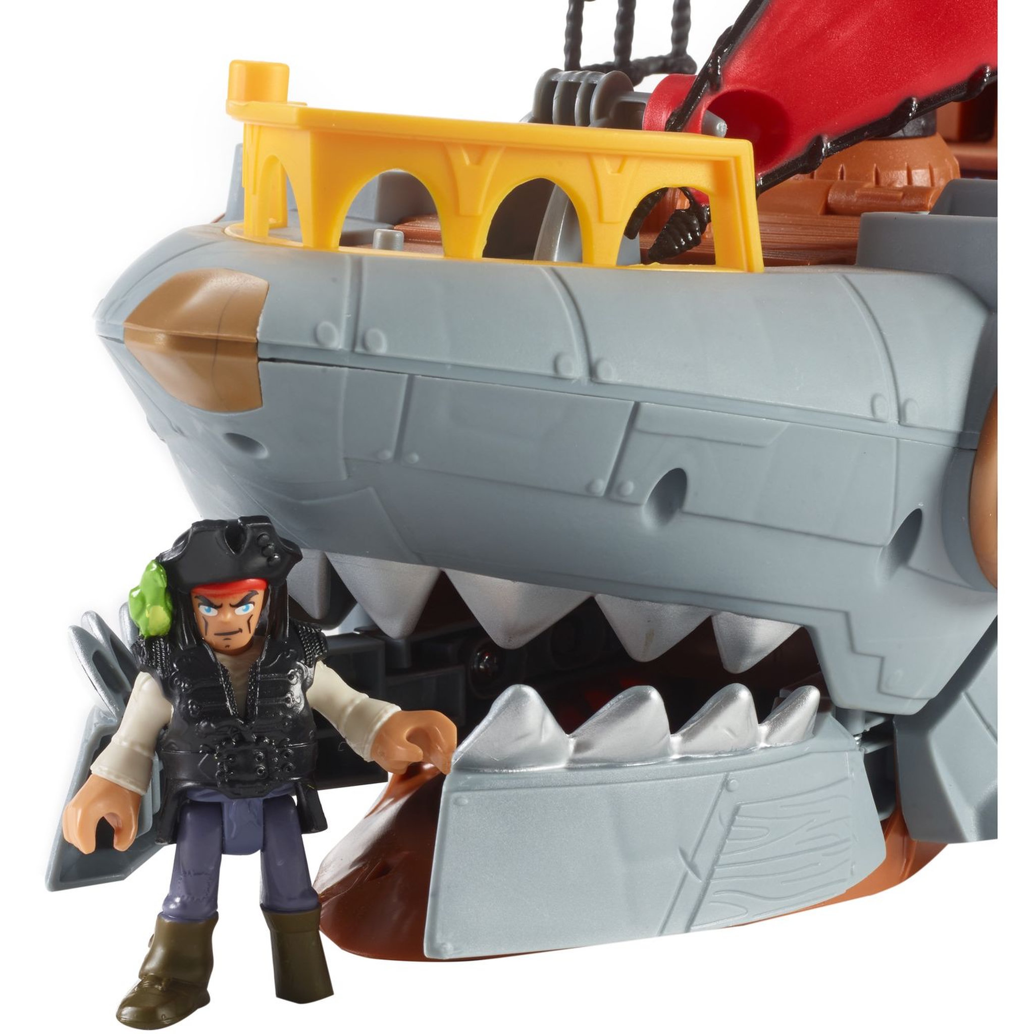 Voir la diapositive 3 : Fisher price Bateau Pirate Requin Imaginext 