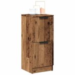 VIDAXL Buffets 2 pcs vieux bois 30x30x70 cm bois d'ingenierie
