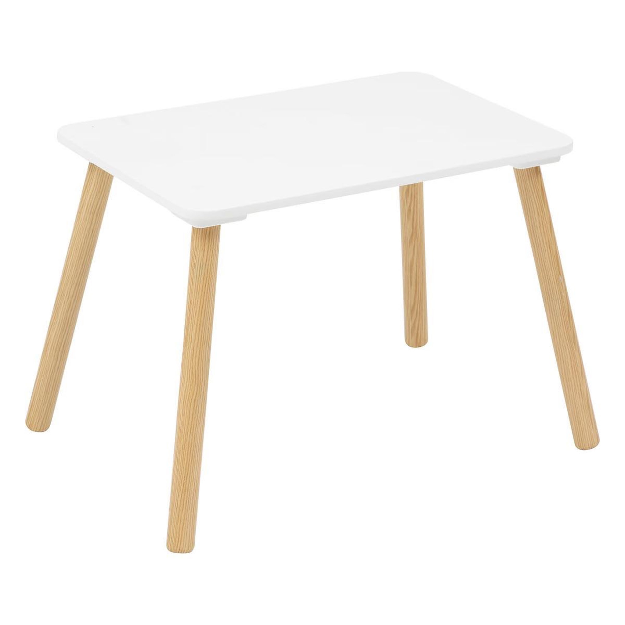 Voir la diapositive 3 : Atmosphera Kids Table enfant & 2 chaises  alex  58cm blanc