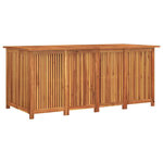 VIDAXL Boîte de rangement de jardin 200x80x75 cm bois massif d'acacia