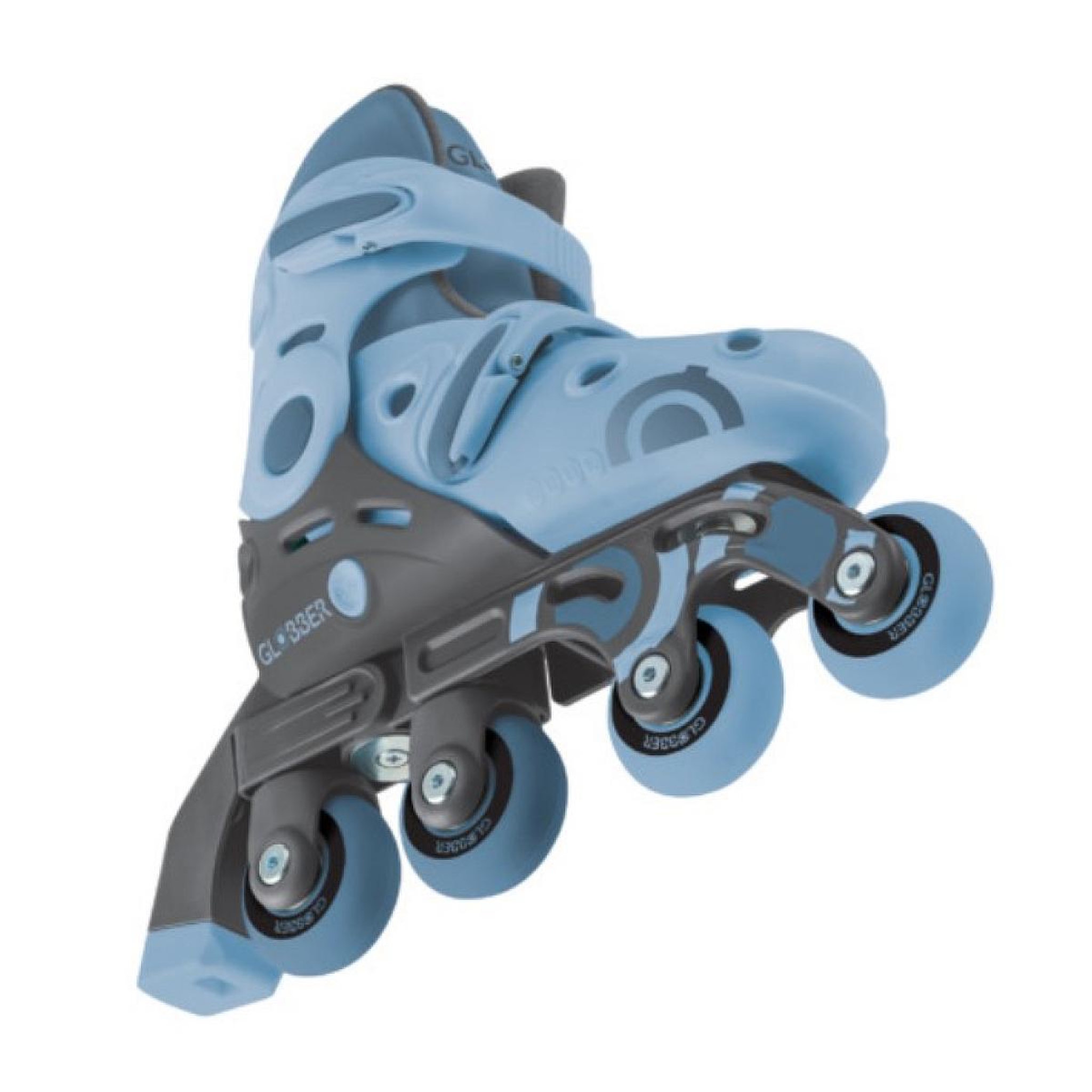 Voir la diapositive 3 : Globber Patins à Roulettes 2 en 1 - T. 26-29 - Bleu/Noir