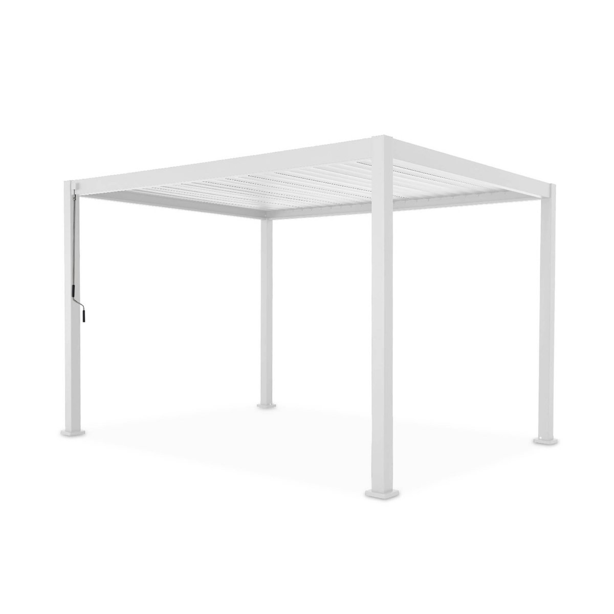 SWEEEK Pergola bioclimatique aluminium lames orientables 4x3m Triomphe