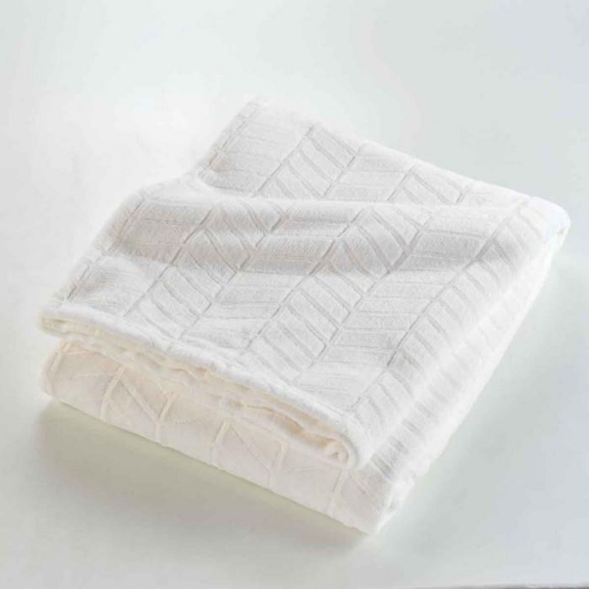 Paris Prix Plaid Flanelle Uni  Arya  180x220cm Naturel