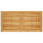 Voir la diapositive 4 : VIDAXL Table a manger de jardin 140x70x73,5 cm Bois d'acacia massif