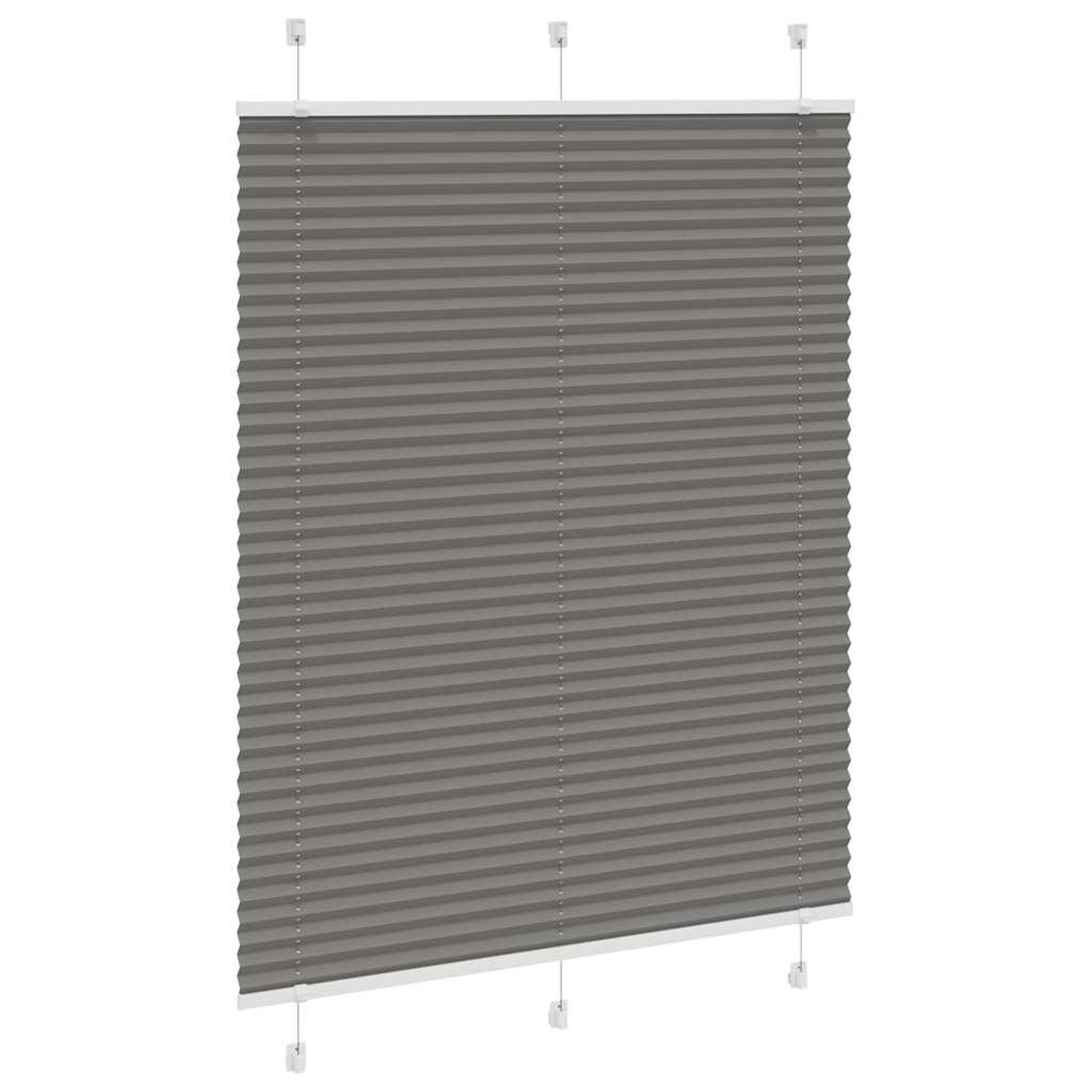 Voir la diapositive 3 : VIDAXL Store plisse anthracite 105x150 cm largeur du tissu 104,4 cm