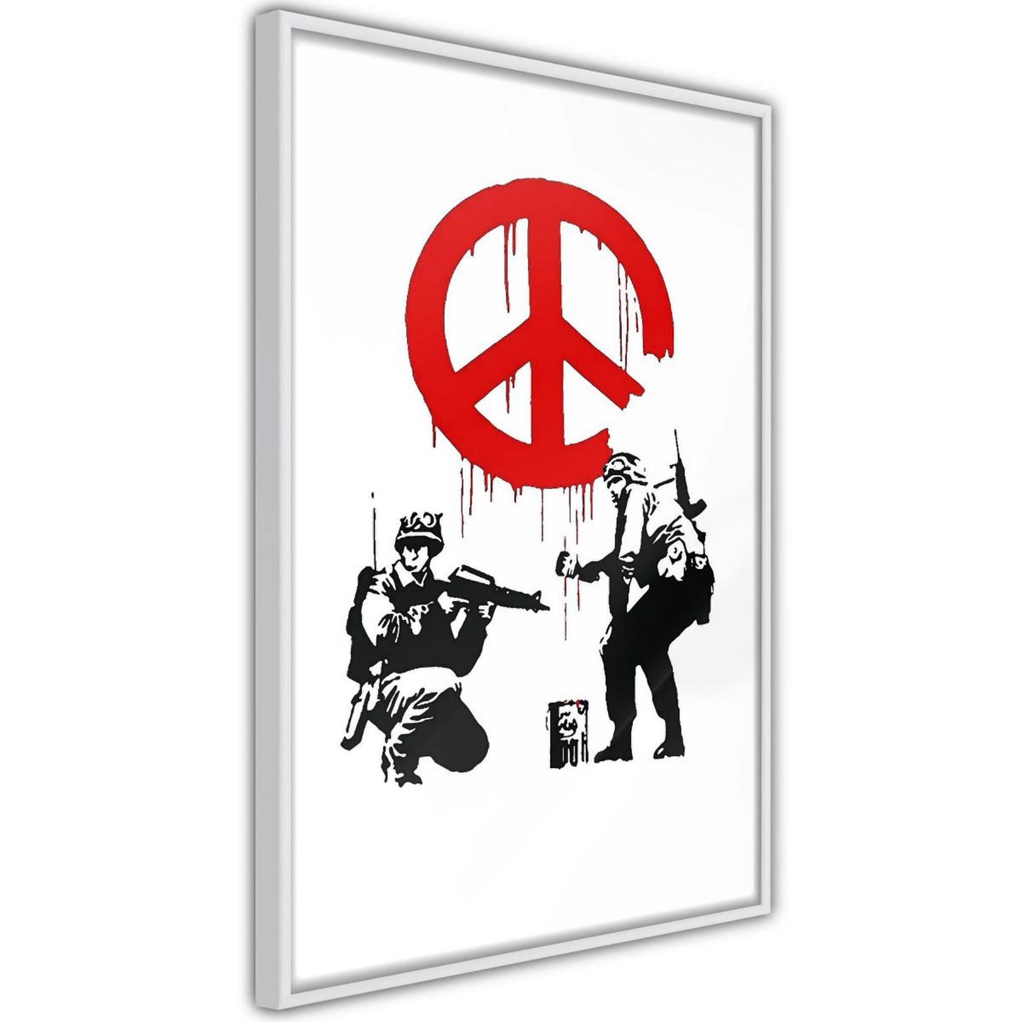 Paris Prix Affiche murale encadrée  banksy cnd soldiers i