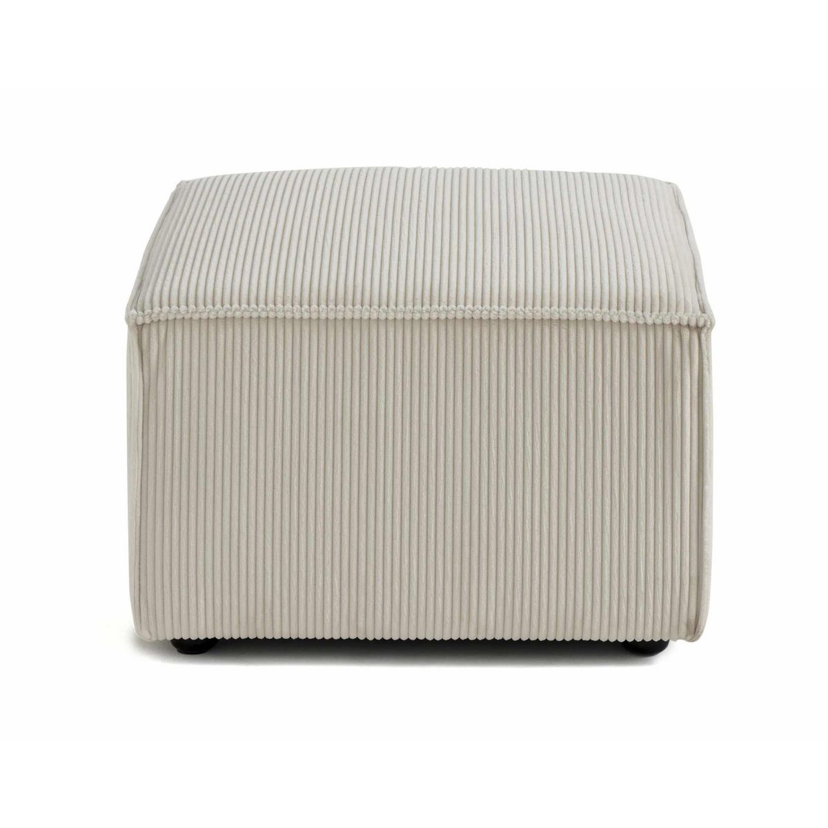 LISA DESIGN Arty - pouf d'appoint - en velours côtelé