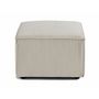 Voir la diapositive 5 : LISA DESIGN Arty - pouf d'appoint - en velours côtelé