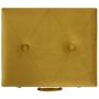Voir la diapositive 4 : VIDAXL Tabouret de rangement 40 cm Jaune moutarde Velours
