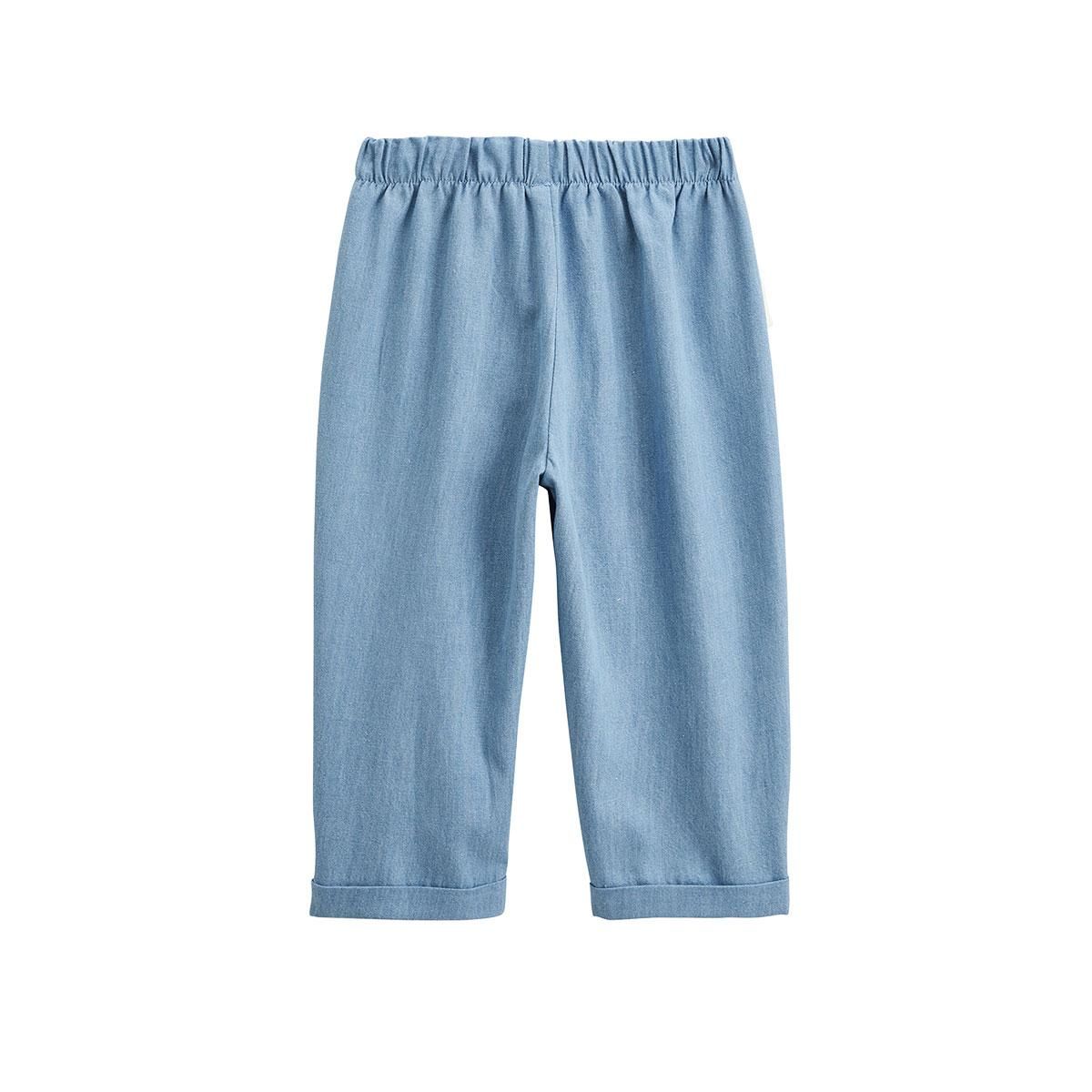 Petit Béguin Pantalon enfant en chambray Ciao Milano