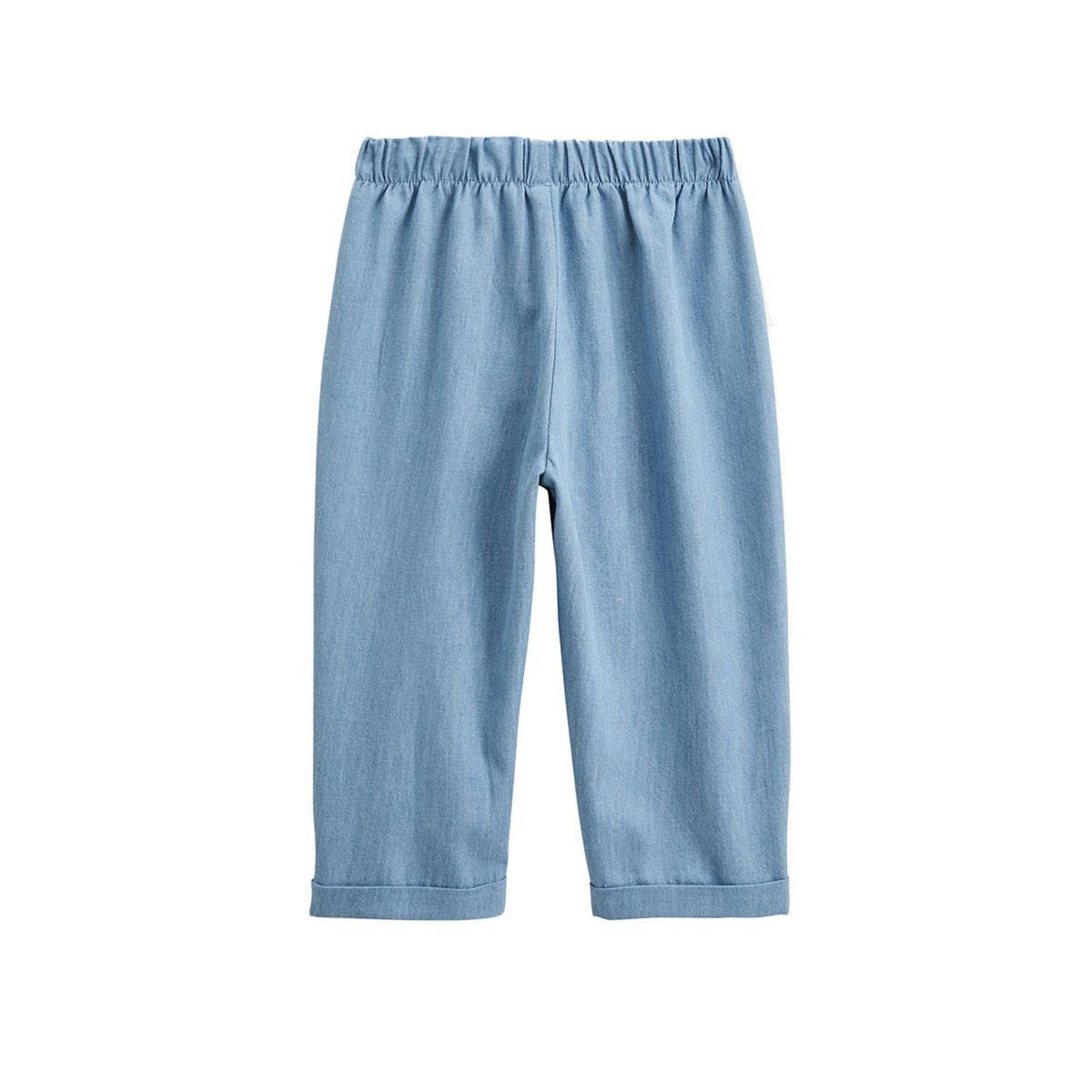 Petit Béguin Pantalon enfant en chambray Ciao Milano