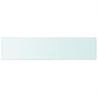 Voir la diapositive 2 : VIDAXL Panneau pour etagere Verre transparent 110 x 25 cm