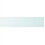 Voir la diapositive 2 : VIDAXL Panneau pour etagere Verre transparent 110 x 25 cm