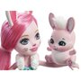 MATTEL Mini poupée 15 cm - Bree Bunny et Twist  - Enchantimals