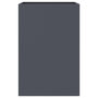 Voir la diapositive 5 : VIDAXL Jardiniere anthracite 52x48x75 cm acier