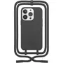 WOODCESSORIES Coque avec cordon iPhone 14 Pro Tour de cou noir