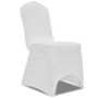 Voir la diapositive 2 : VIDAXL Housse de chaise extensible 4 pcs Blanc