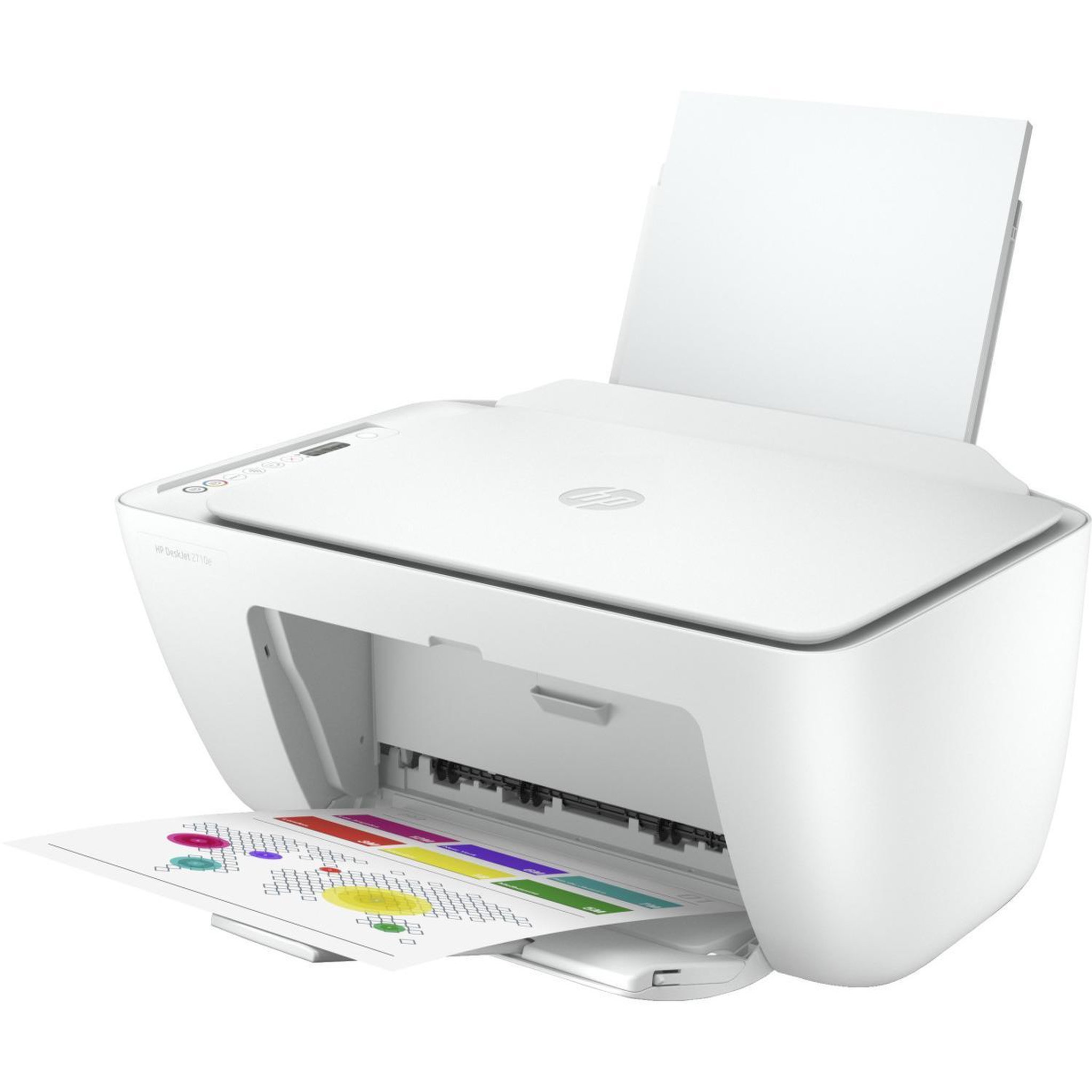 Voir la diapositive 3 : HP Imprimante multifonction hp deskjet 2710e pour la maison, l'impression, la copie, la numérisation, sans fil, blanche