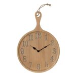 Paris Prix Horloge Murale en Bois  Planche  57cm Naturel