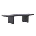 Paris Prix Table Basse en Bois  Yakunik  120cm Noir