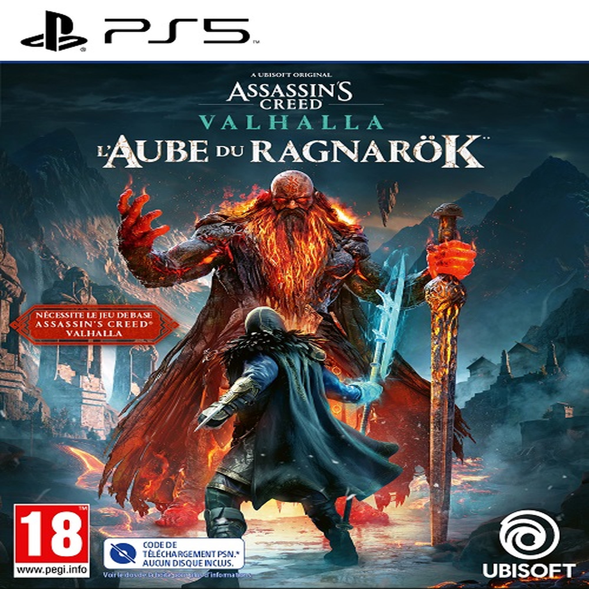 Voir la diapositive 1 : Assassin's Creed Valhalla - Extension L'Aube du Ragnarok PS5 (Code de téléchargement)