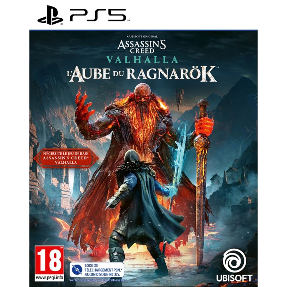 Assassin's Creed Valhalla - Extension L'Aube du Ragnarok PS5 (Code de téléchargement)