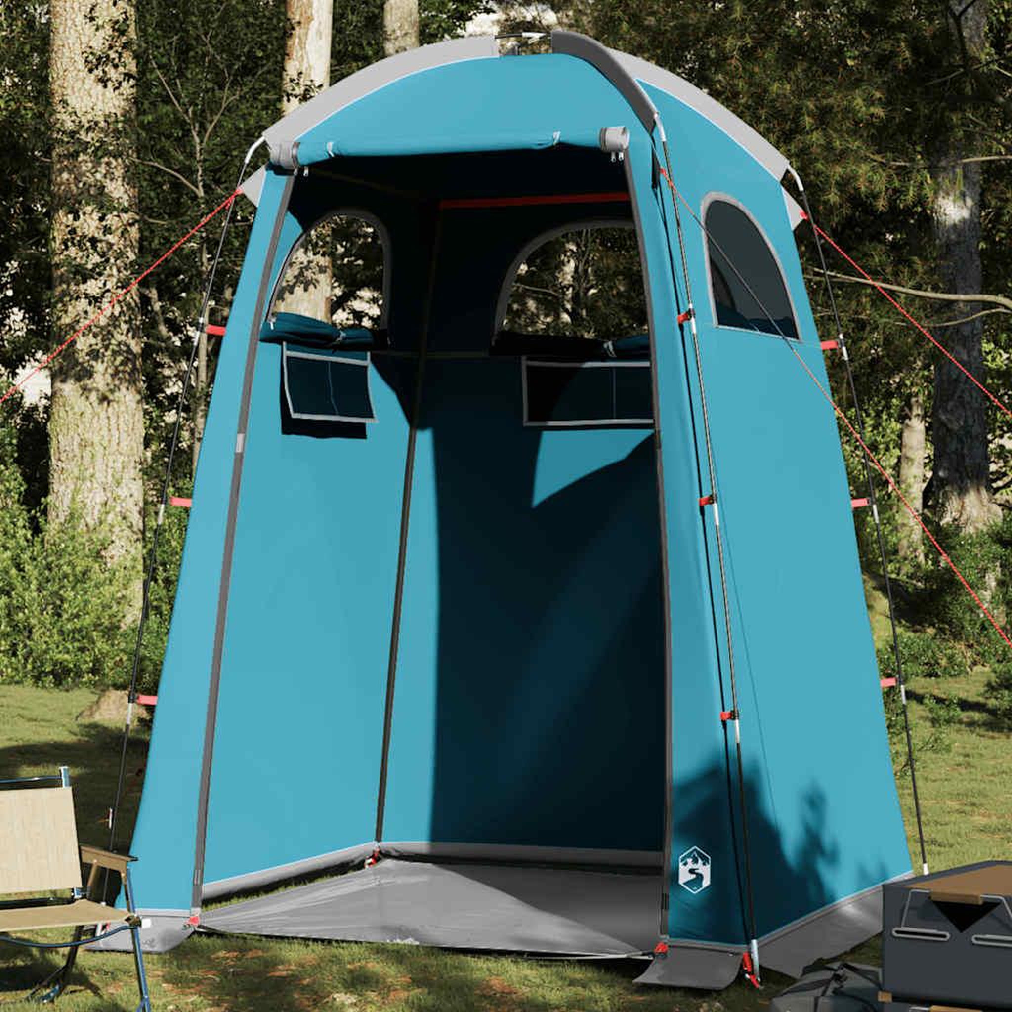 VIDAXL Tente de douche bleu impermeable
