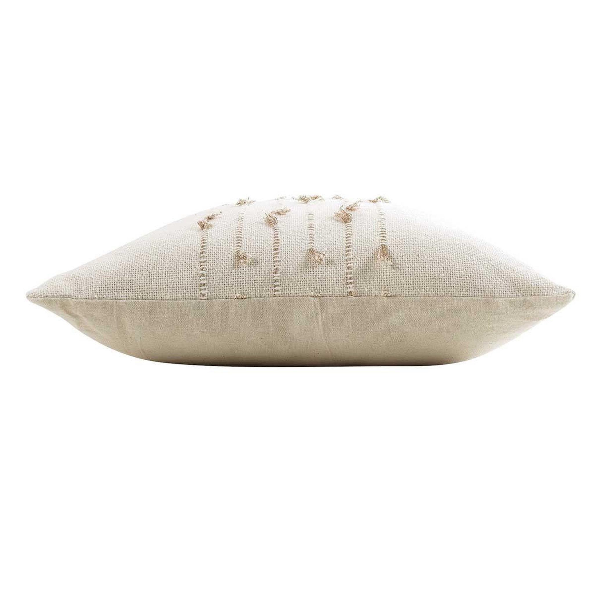 Voir la diapositive 2 : Douceur d'Intérieur Coussin déco  golden sunset  40x40cm naturel
