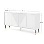 Voir la diapositive 6 : BEST MOBILIER Kirua - buffet bas - 180 cm