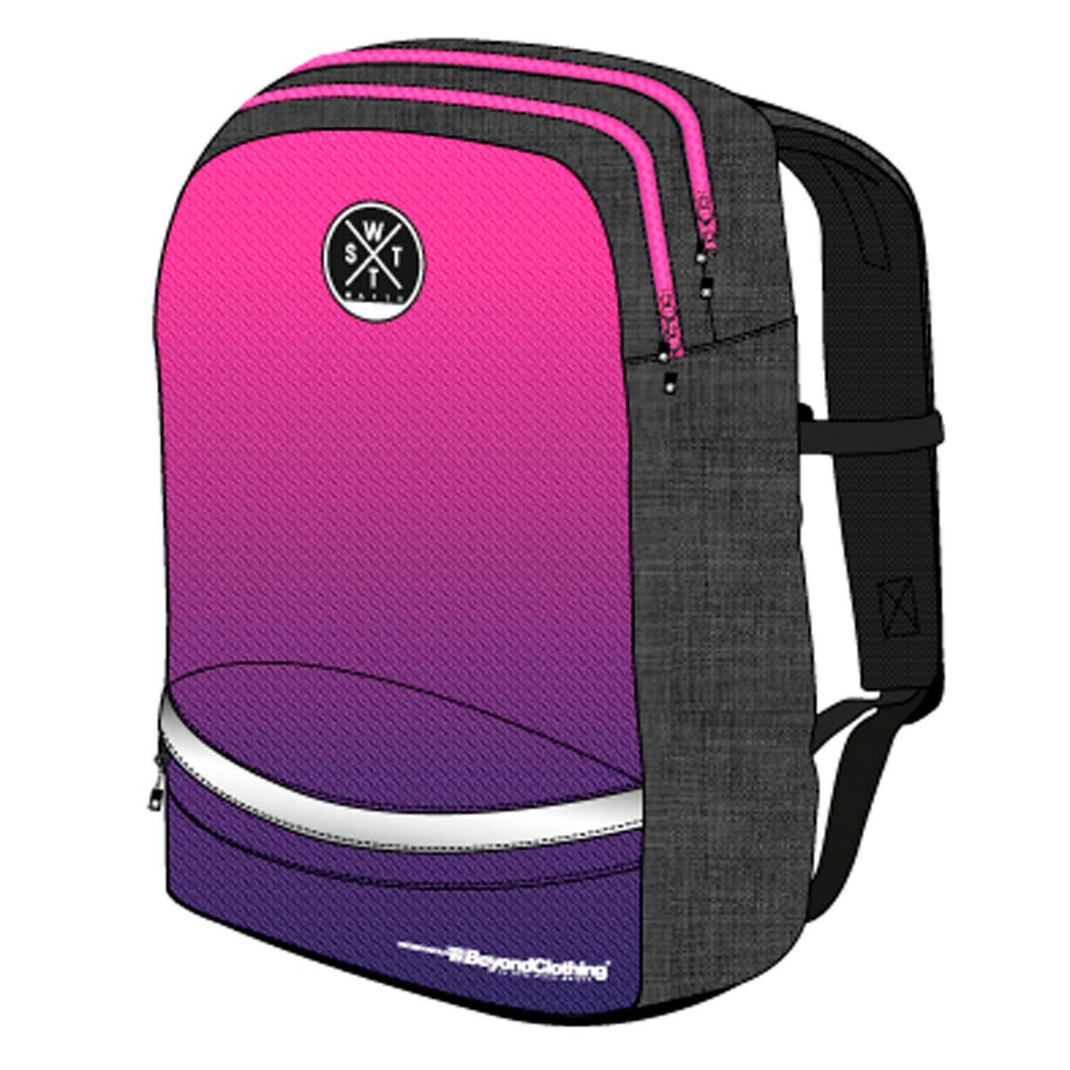 Sac à dos 2 compartiments W3 Violet