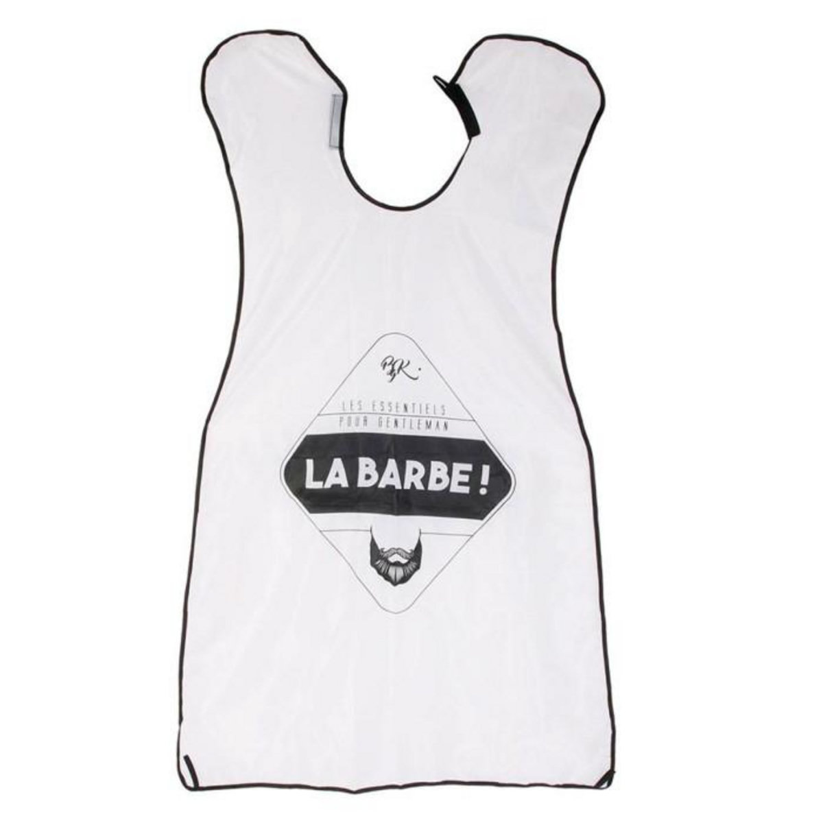 Paris Prix Tablier à Barbe & Moustache  Homme  110cm Blanc