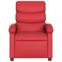 Voir la diapositive 4 : VIDAXL Fauteuil de massage inclinable rouge similicuir