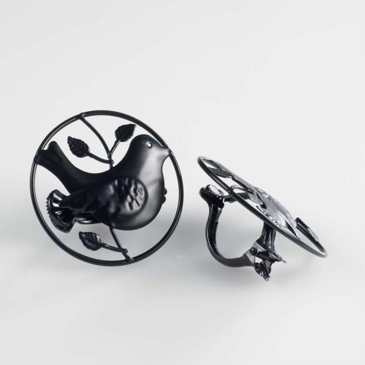 Paris Prix Lot de 2 Embrasses de Rideau  Passero  8cm Noir