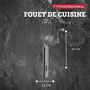 Voir la diapositive 3 : FM PROFESSIONAL Fouet de cuisine et pâtisserie en inox 25 cm FM Professional
