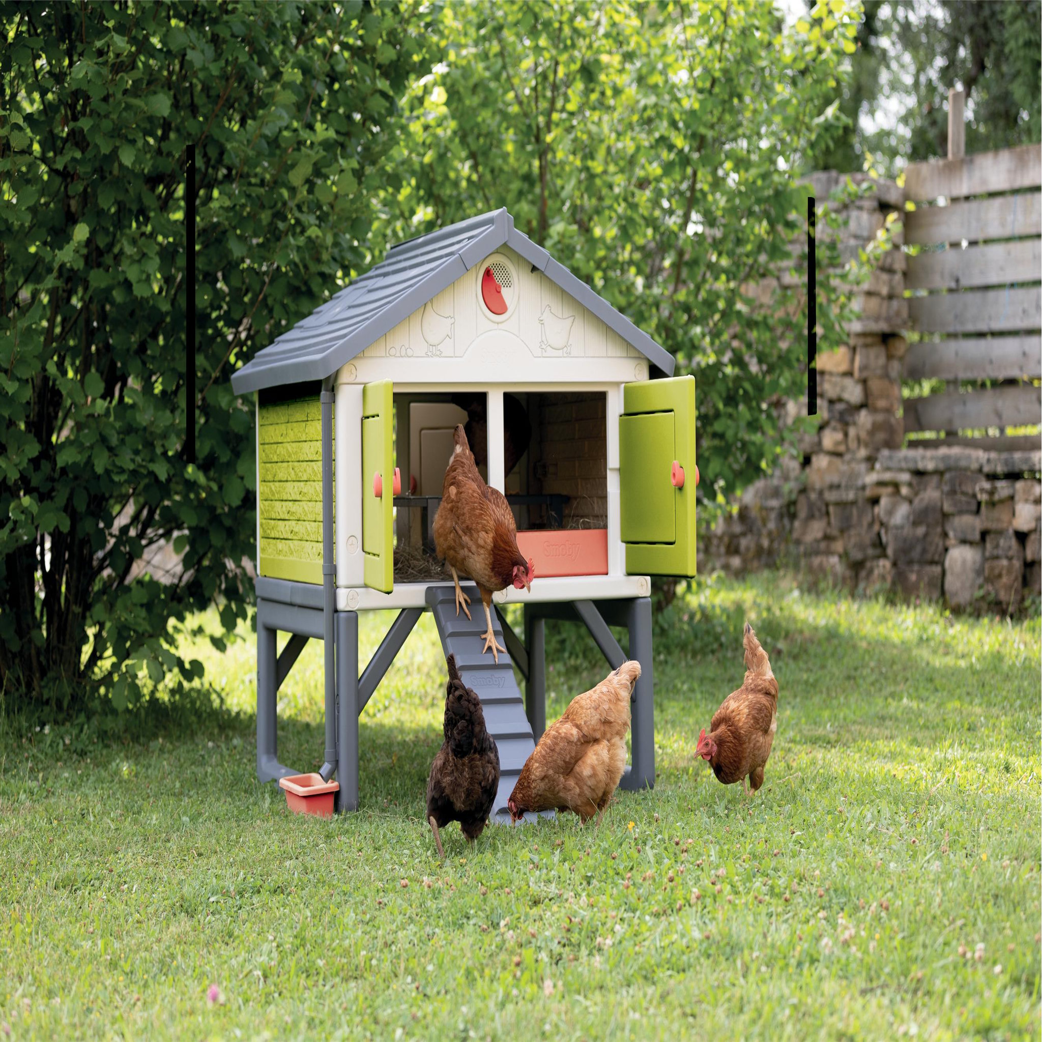 Voir la diapositive 2 : SMOBY Mon Poulailler Cot Cot Cottage