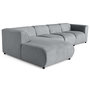 Voir la diapositive 2 : LISA DESIGN Suaro - canapé modulable d'angle gauche 5 places en tissu texturé